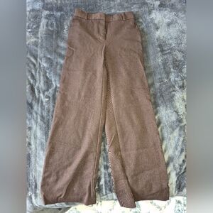 Babaton Dark Brown Trousers with Satin Lining